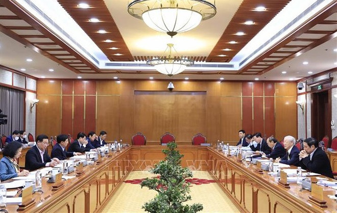 Politburo urges quicker investigations, settlement of serious corruption cases ảnh 1 Politburo urges quicker investigations, settlement of serious corruption cases ảnh 1