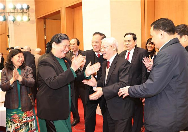 Generations of legislators meet to mark 75 years of first NA election ảnh 2 Generations of legislators meet to mark 75 years of first NA election ảnh 2
