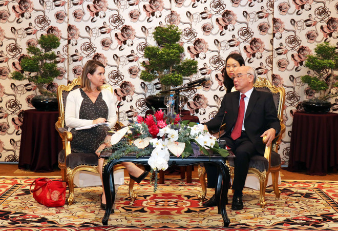 US legislative assistants visit HCM City ảnh 1 US legislative assistants visit HCM City ảnh 1