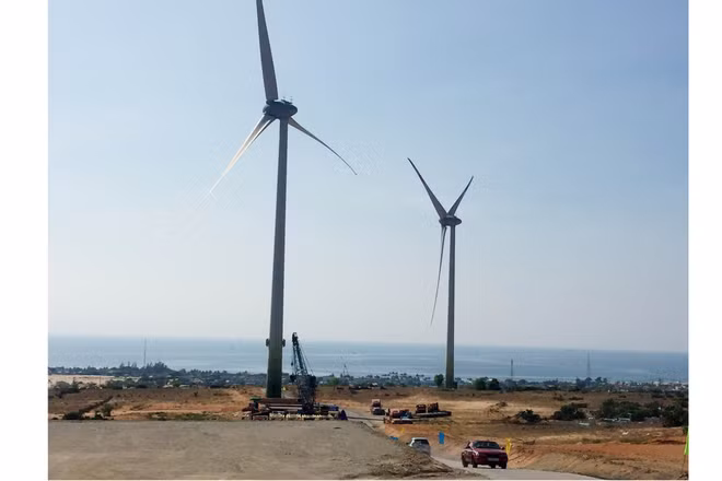 Ninh Thuan: Mui Dinh wind power plant inaugurated ảnh 1