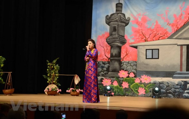 Art performance raises funds for Vietnamese pagoda in Japan ảnh 1