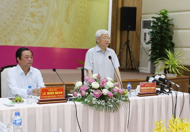 Party chief inspects Dong Thap’s socio-economic development ảnh 1