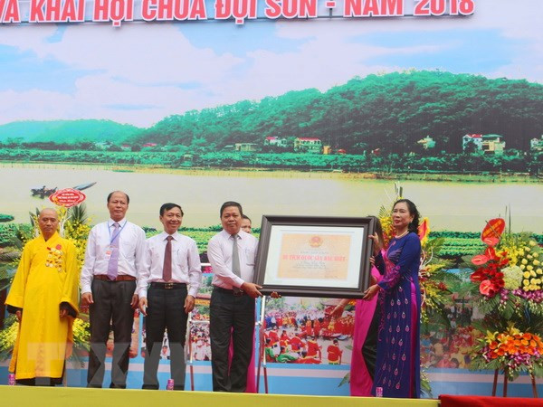 Doi Son pagoda in Ha Nam gets special national relic status ảnh 1 Doi Son pagoda in Ha Nam gets special national relic status ảnh 1