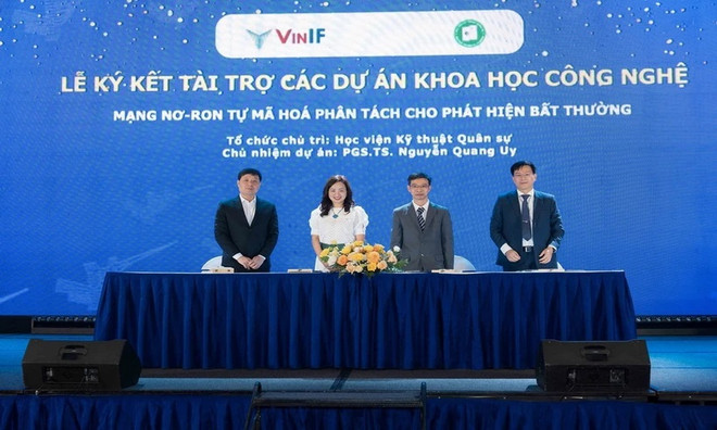 Vingroup Innovation Foundation continues sponsoring science, technology projects ảnh 1 Vingroup Innovation Foundation continues sponsoring science, technology projects ảnh 1