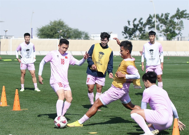 Vietnamese players encouraged after loss, promise good result against Iraq ảnh 1 Vietnamese players encouraged after loss, promise good result against Iraq ảnh 1