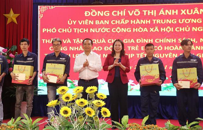 Tet gifts come to needy in Long An, Lang Son provinces ảnh 1