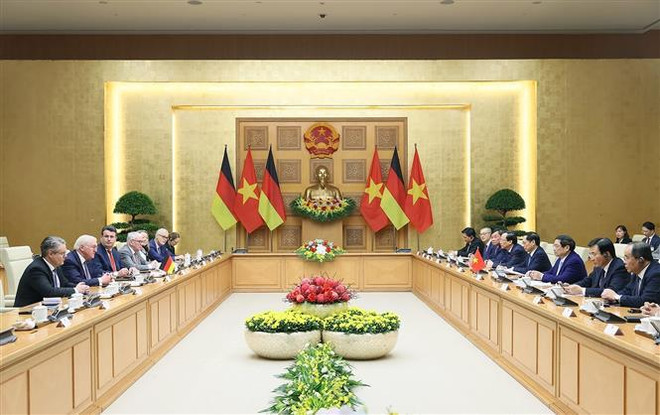 Prime Minister meets German President in Hanoi ảnh 2