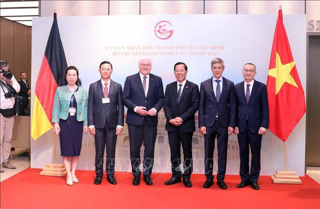 HCM City's leader meets with German President ảnh 1 HCM City's leader meets with German President ảnh 1