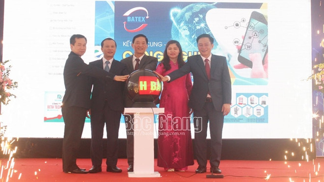 Bac Giang’s online technology and equipment trading floor makes debut ảnh 1 Bac Giang’s online technology and equipment trading floor makes debut ảnh 1