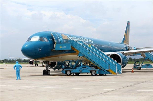 Vietnam Airlines conducts first routine international flight since pandemic ảnh 1