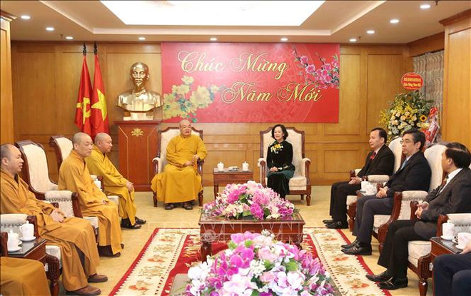 Mass mobilisation head urges Buddhists to strengthen national unity ảnh 1