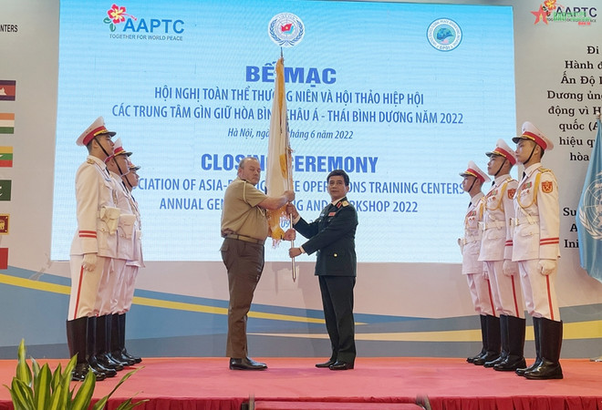 Association of Asia-Pacific Peace Operations Training Centres meeting concludes ảnh 1