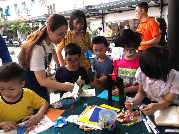 Japanese cultural event for children underway in Hanoi ảnh 1 Japanese cultural event for children underway in Hanoi ảnh 1