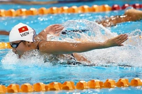 Vien adds more swimming bronzes to her collection ảnh 1