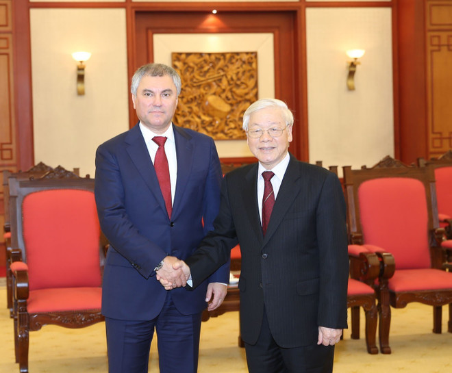 Vietnam treasures partnership with Russia: top leader ảnh 1 Vietnam treasures partnership with Russia: top leader ảnh 1