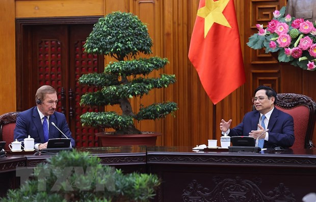 Prime Minister meets with leader of Air Lease Corporation ảnh 1 Prime Minister meets with leader of Air Lease Corporation ảnh 1