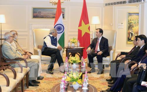 Vietnamese President receives leaders of Indian political parties ảnh 1