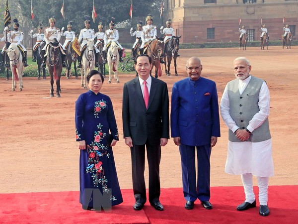Vietnam, India issue joint statement ảnh 1