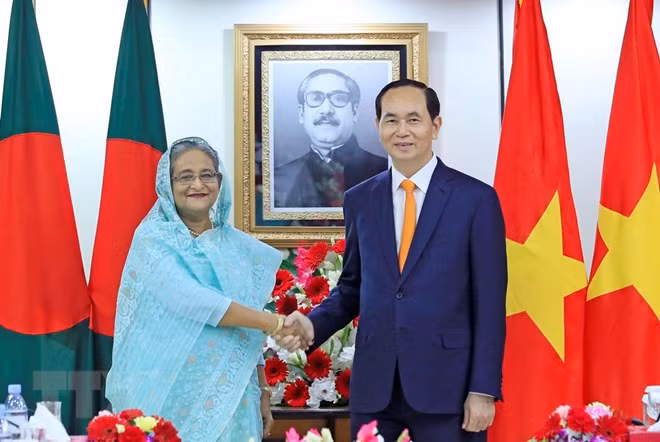 President Tran Dai Quang concludes India, Bangladesh visits ảnh 2