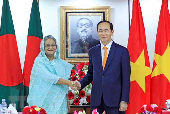 Vietnamese, Bangladeshi leaders hold talks ảnh 1 Vietnamese, Bangladeshi leaders hold talks ảnh 1