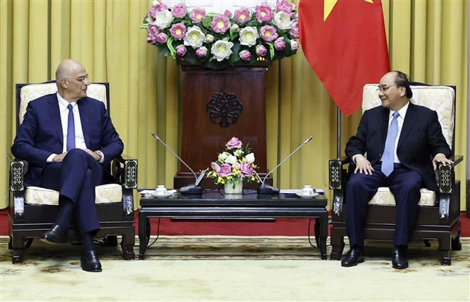 President suggests Vietnam, Greece forge cooperation in different fields ảnh 1