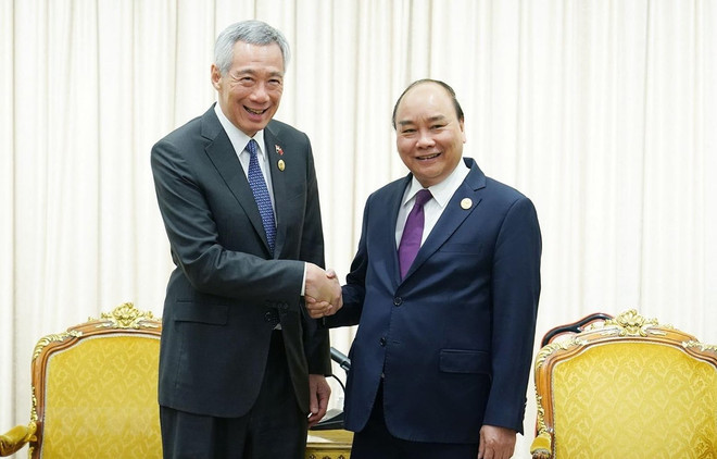 PM wishes to raise two-way trade with Singapore ảnh 1 PM wishes to raise two-way trade with Singapore ảnh 1