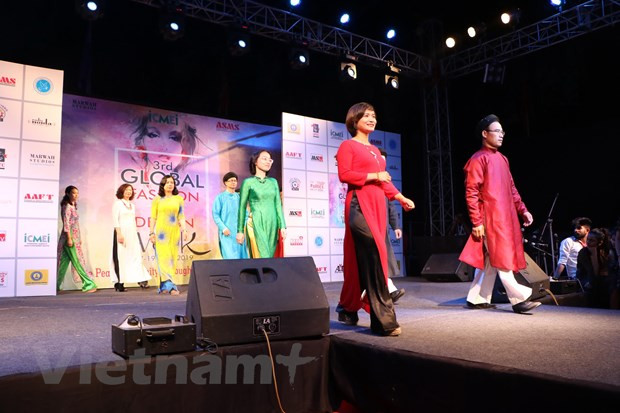 Vietnam’s Ao Dai introduced at global fashion event in India ảnh 1