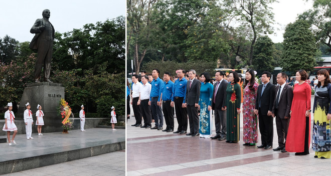 Hanoi officials pay tribute to Lenin on his birthday ảnh 1