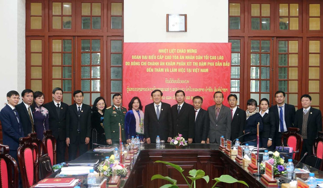 Vietnamese, Lao people’s courts work to step up cooperation ảnh 1 Vietnamese, Lao people’s courts work to step up cooperation ảnh 1