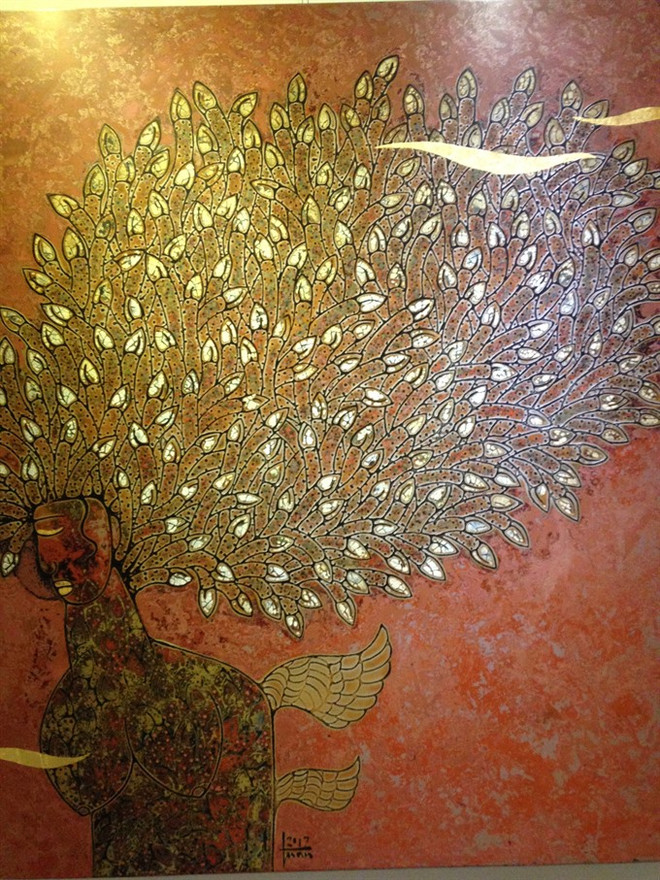 Exhibition features works of four art teachers ảnh 1