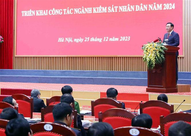 NA Chairman lauds people’s procuracy sector's performance in 2023 ảnh 1