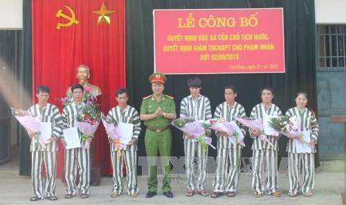 851 prisoners in Binh Thuan released ahead of national day ảnh 1 851 prisoners in Binh Thuan released ahead of national day ảnh 1