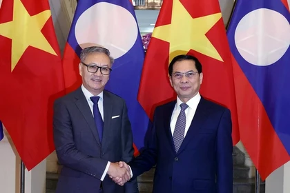 Vietnamese, Lao Foreign Ministers hold talks