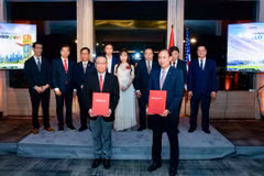 The agreement between Vietjet and Sky Leasing for the financing and leasing of Boeing 737 aircraft (Photo courtesy of Vietjet)