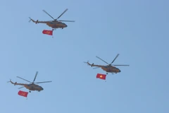 Full-dress rehearsal for grand parade marking 50th reunification anniversary held