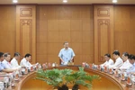 Party General Secretary To Lam speaks at the meeting of the standing members of the Central Steering Committee on Prevention and Control of Corruption, Wastefulness and Negative Phenomena on September 29. (Photo: VNA)