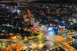 A view of Da Nang city's centre at night (Photo: VNA)