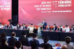 Prime Minister Pham Minh Chinh speaks at the high-level dialogue of the Vietnam Private Sector Forum (VPSF) 2025 on September 16. (Photo: VNA) 