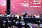 Prime Minister Pham Minh Chinh speaks at the high-level dialogue of the Vietnam Private Sector Forum (VPSF) 2025 on September 16. (Photo: VNA) 