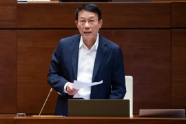 Minister of Public Security Luong Tam Quang speaks at the session. (Photo: VNA)