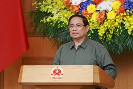 Prime Minister Pham Minh Chinh addresses the event (Photo: VNA)