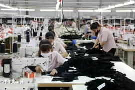 Workers at a garment company (Photo: VNA)