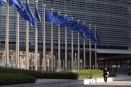 At the European Commission headquarters in Brussels. (Photo: Xinhua/VNA)