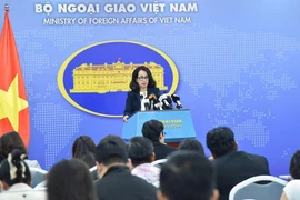 Spokeswoman of the Ministry of Foreign Affairs Pham Thu Hang. (Photo: VNA)