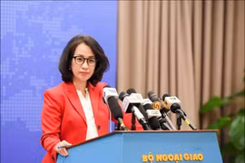 Spokeswoman of the Ministry of Foreign Affairs Pham Thu Hang. (Photo: VNA)