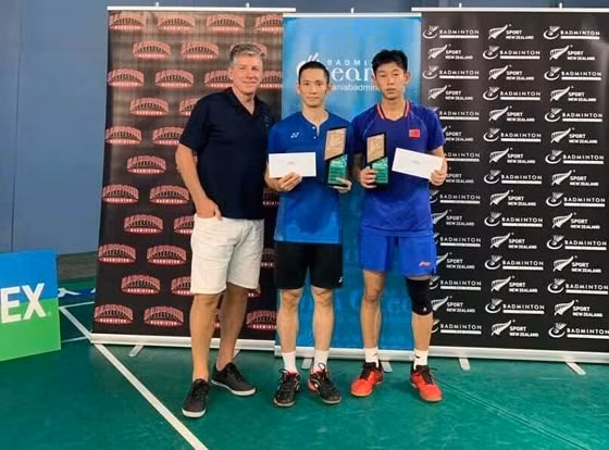 Vietnamese player wins badminton tournament in New Zealand ảnh 1