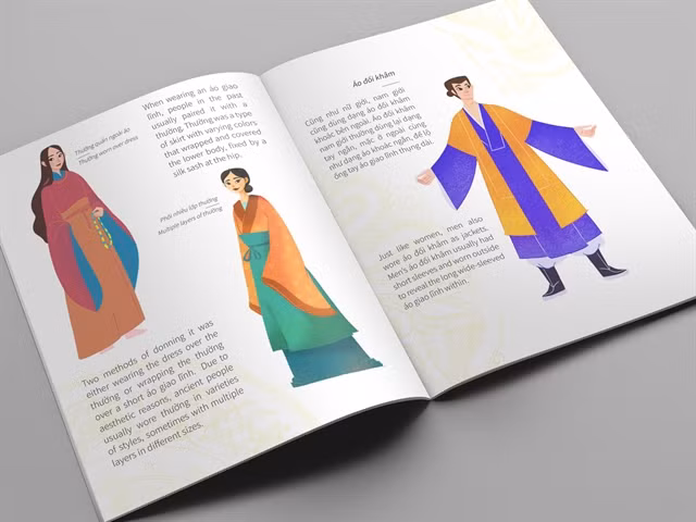Bilingual book introduces Vietnamese costumes in 15th century ảnh 1
