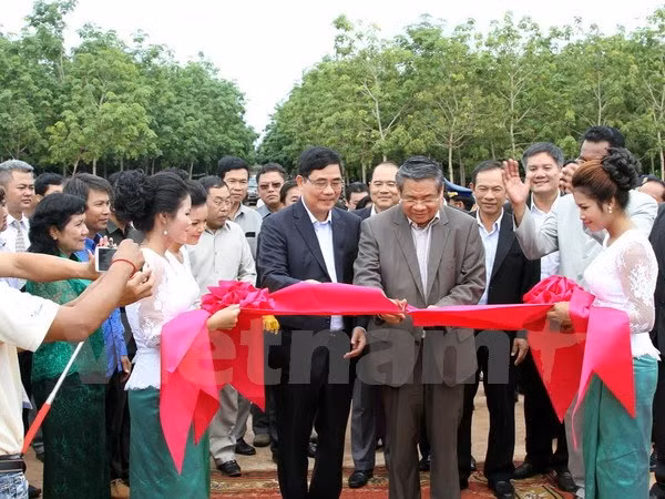 Vietnam rubber latex processing plant built in Cambodia ảnh 1 Vietnam rubber latex processing plant built in Cambodia ảnh 1