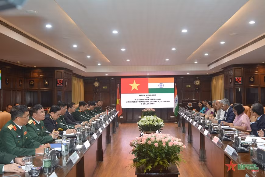 Vietnam, India promote defence cooperation ảnh 1