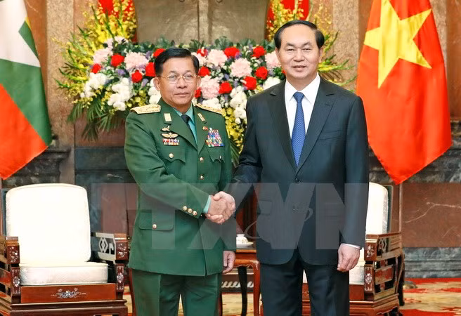 Vietnam, Myanmar boost military ties ảnh 1